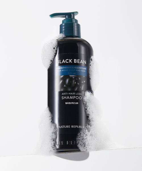 Nature Republic [SET] Black Bean Large Capacity Hair Loss Symptoms Improvement Shampoo Total 820ml (520ml+300ml)