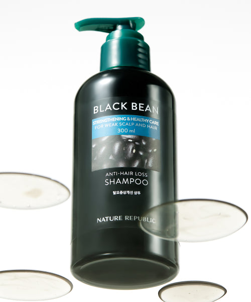 Nature Republic [SET] Black Bean Large Capacity Hair Loss Symptoms Improvement Shampoo Total 820ml (520ml+300ml)