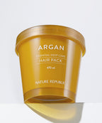 Nature Republic [SET] Argan Essential Large Capacity Hair Pack + No-Wash Treatment (470ml+160ml)