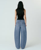 MUSINSA STANDARD WOMAN MUSINSA STANDARD WOMAN Women's Curved Denim Pants Light Indigo