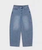 MUSINSA STANDARD WOMAN MUSINSA STANDARD WOMAN Women's Curved Denim Pants Light Indigo