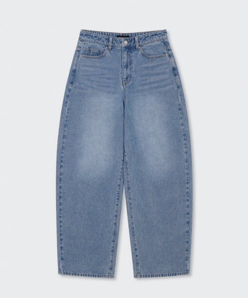MUSINSA STANDARD WOMAN MUSINSA STANDARD WOMAN Women's Curved Denim Pants Light Indigo