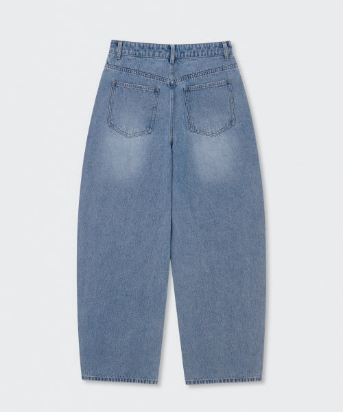 MUSINSA STANDARD WOMAN MUSINSA STANDARD WOMAN Women's Curved Denim Pants Light Indigo