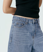 MUSINSA STANDARD WOMAN MUSINSA STANDARD WOMAN Women's Curved Denim Pants Light Indigo