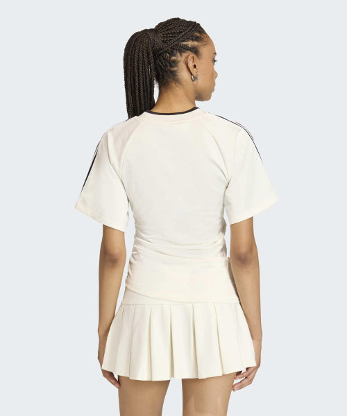 ADIDAS ADIDAS Ruched Soccer Jersey - White