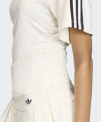 ADIDAS ADIDAS Ruched Soccer Jersey - White