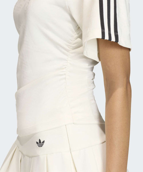ADIDAS ADIDAS Ruched Soccer Jersey - White