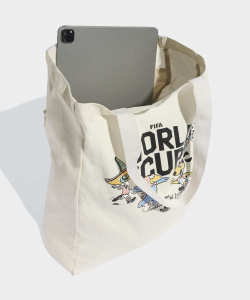 ADIDAS ADIDAS World Cup Mascot Tote Bag - Cloud White:Black
