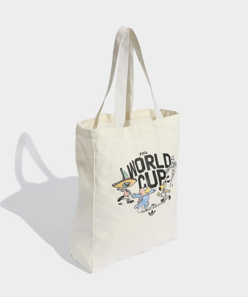 ADIDAS ADIDAS World Cup Mascot Tote Bag - Cloud White:Black