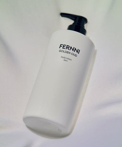 FERNNI Perfume Body Wash Glorious 500ml + Golden Oud Body Lotion 500ml (+Sunscreen free)