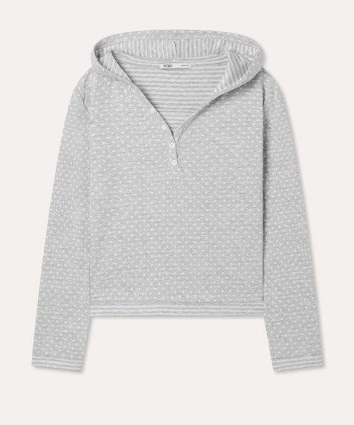 MIXXO MIXXO Hoodie Color Combination Striped
