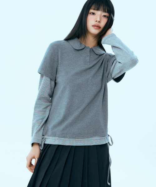 MIXXO MIXXO T-Shirt Layered Striped C