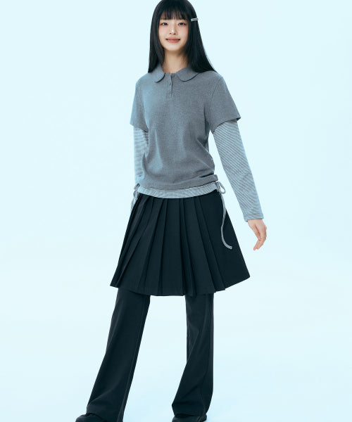 MIXXO MIXXO T-Shirt Layered Striped C