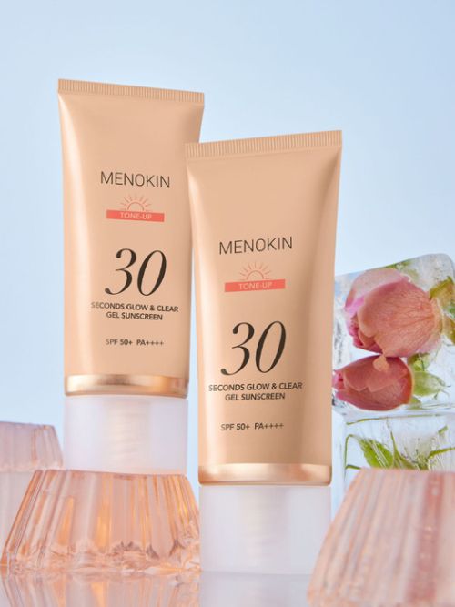 Menokin 30-second Glow & Clear Gel Sunscreen Tone-Up 50ml