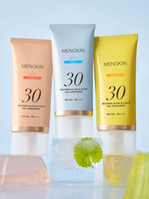 Menokin 30-second Glow & Clear Gel Sunscreen Tone-Up 50ml