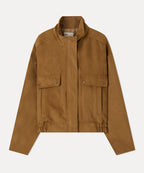 MIXXO MIXXO High Neck Fake Suede Jumper