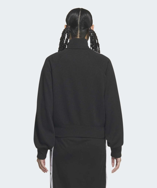 ADIDAS ADIDAS Knitwear Track Top - Black