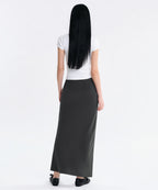MUSINSA STANDARD WOMAN MUSINSA STANDARD WOMAN Fluid Maxi Skirt Gray