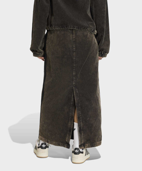ADIDAS ADIDAS Corduroy Maxi Skirt - Black
