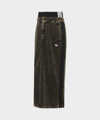 ADIDAS ADIDAS Corduroy Maxi Skirt - Black