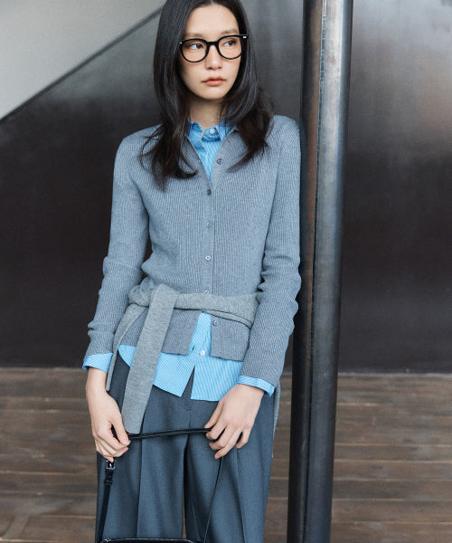 MIXXO MIXXO Cardigan Collar Neck