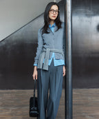 MIXXO MIXXO Cardigan Collar Neck