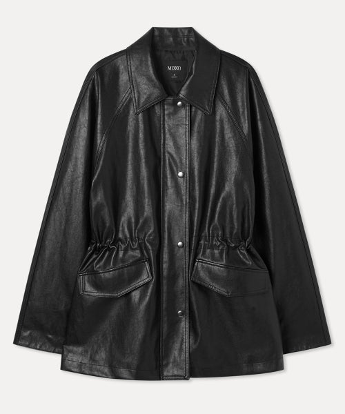 MIXXO MIXXO Half Fake Leather Jacket Women S