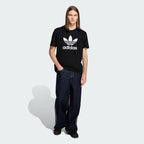ADIDAS ADIDAS Denim Wide Leg Skater Jeans - Navy