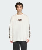 ADIDAS ADIDAS Graphic Long Sleeve Tee - White