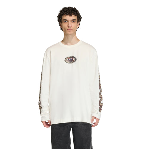 ADIDAS ADIDAS Graphic Long Sleeve Tee - White