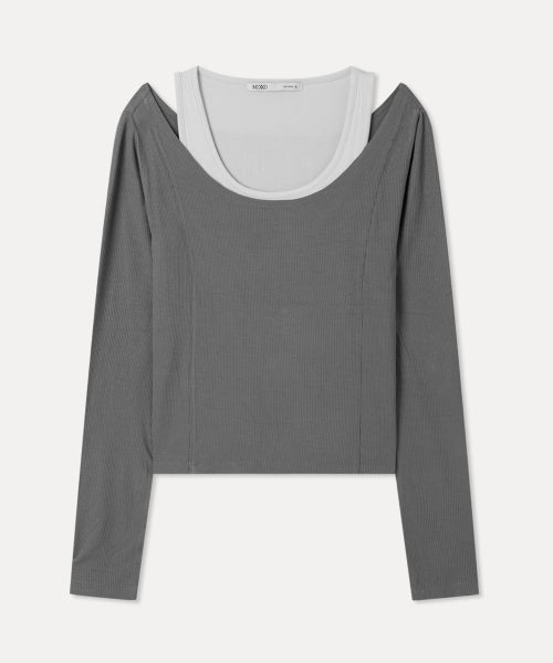 MIXXO MIXXO T-Shirt Layered Long Sleeve (C)