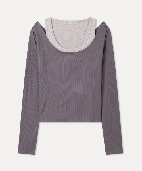 MIXXO MIXXO T-Shirt Layered Long Sleeve (C)