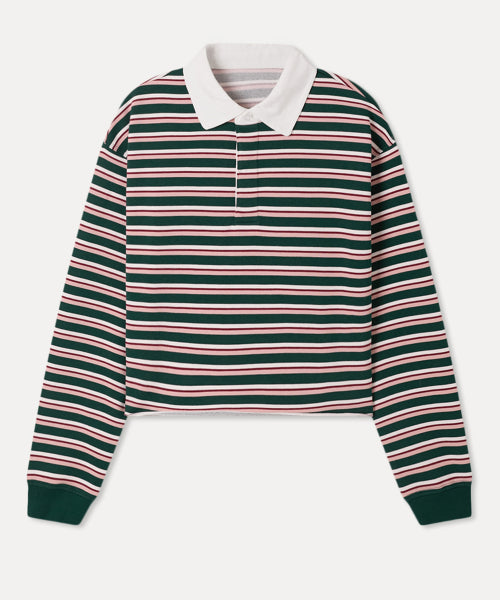 MIXXO MIXXO T-Shirt Cropped Multi-Stripe
