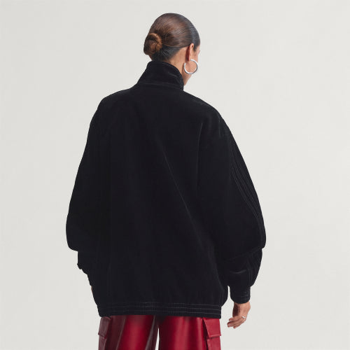 ADIDAS ADIDAS Brushed Twill Oversized Track Top