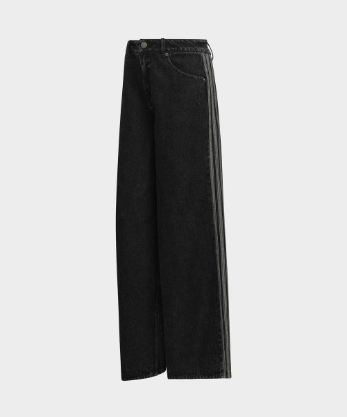 ADIDAS ADIDAS Firebird Denim Track Pants - Black