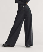ADIDAS ADIDAS Firebird Denim Track Pants - Black