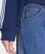 ADIDAS ADIDAS Firebird Denim Track Pants - Blue