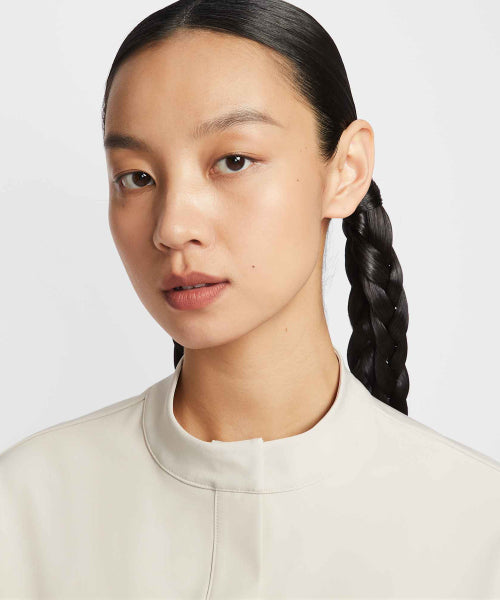 NIKE NIKE Jacket Loose Fit Crop - Light Ore Wood Brown