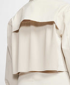 NIKE NIKE Jacket Loose Fit Crop - Light Ore Wood Brown