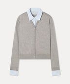 MIXXO MIXXO Shirt Layered Cardigan (C)