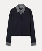 MIXXO MIXXO Shirt Layered Cardigan (C)