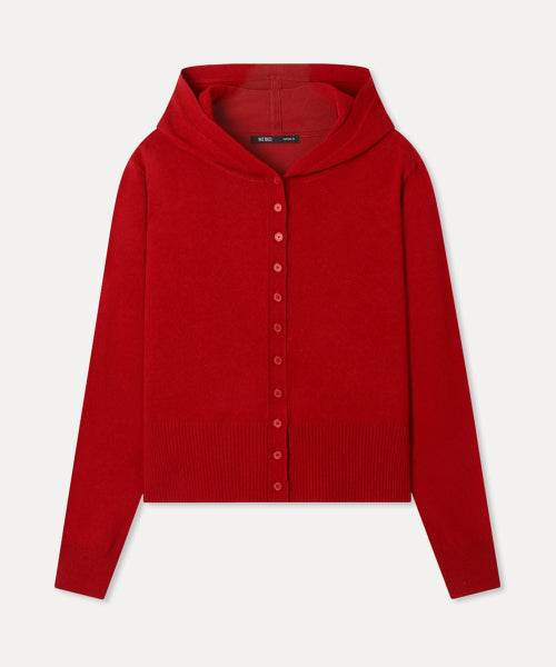 MIXXO MIXXO Hooded Button Cardigan Women S