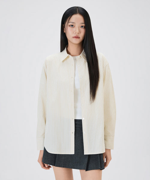 MIXXO MIXXO Shirt Overfit Striped (Size C)