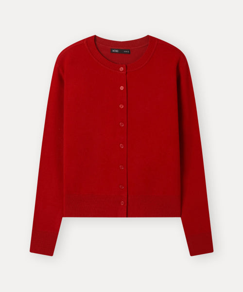 MIXXO MIXXO Cardigan Round Neck (C)