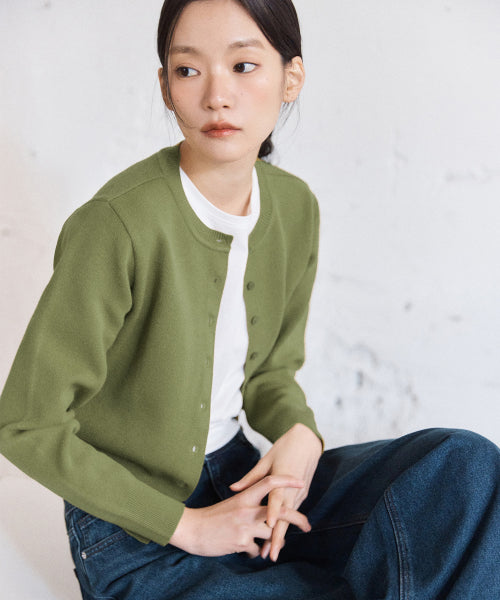 MIXXO MIXXO Cardigan Round Neck (C)