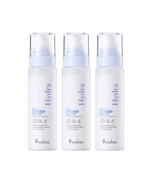 9WISHES [Large Capacity Triple Plan] Hydra Panthetol Barrier Mist 120ml x 3