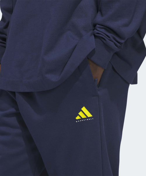 ADIDAS ADIDAS Basketball Fleece Jogger - Night Indigo