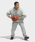 ADIDAS ADIDAS Basketball Fleece Jogger - Medium Gray Heather