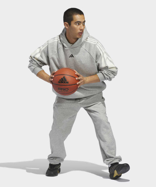 ADIDAS ADIDAS Basketball Fleece Jogger - Medium Gray Heather
