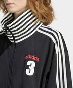 ADIDAS ADIDAS Vintage Beckenbauer Striped Rib Track Top - Black